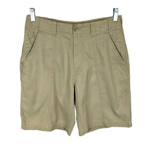Tommy Bahama Men's Beige Tencell Lyocell Blend Shorts w Flex Waist Size 30